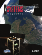 ESTCube-1 is cover article in IEEE Aerospace and Electronic Systems August 2015 issue